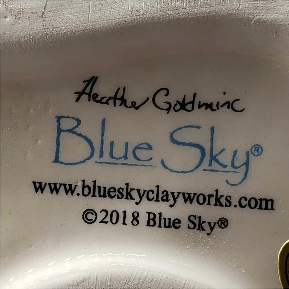 Blue Sky Clayworks Halloween Pumpkin Pie Cottage